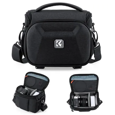 Produktbild von K&F CONCEPT Kameratasche, Hartschalen-Schutz Fototasche, Fotorucksack Klein