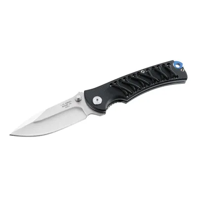 Productafbeelding van Herbertz vouwwerkmes, roestvrij staal AISI 440, liner lock-mechanisme, G-10 handgrepen met nylon koord, bevestigingslus voor veiligheidssnoer
