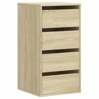 Zdjęcie produktu dla vidaXL Komoda z szufladami dąb sonoma 40x41x76 cm materiał drewnopochodny