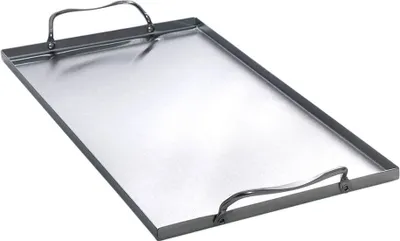 Produktbild von Edelstahl Grillwanne mit 2 Griffen, 39,5 x 19 x 1 cm