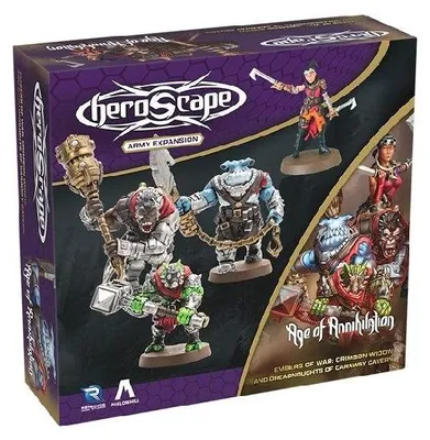 Produktbild von Heroscape Crimson Widow and Dreadnoughts of Caraway Cavern Army Expansion