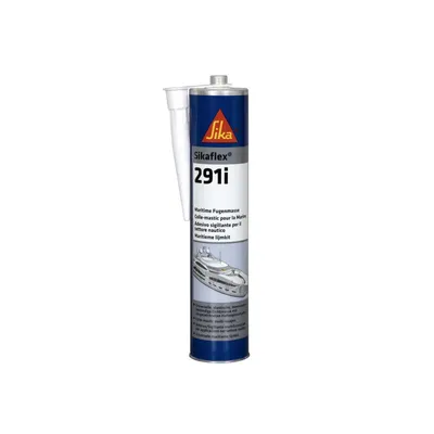 Produktbild von Sikaflex-291i, haftstarker Marine-Dichtstoff, 300 ml, weiß