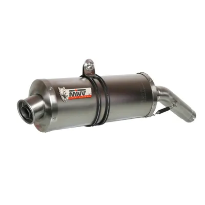 Produktbild von Mivv SPORT Schalldämpfer OVAL SLIP-ON Edelstahl für HONDA XRV 750 AFRICA TWIN BJ 1993 > 2002