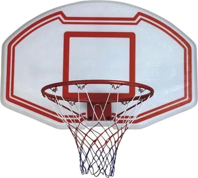 Obrázok produktu pre Basketbalová doska 90x60 cm s kruhom 43 cm 1009455 - robustná basketbalová doska na vnútorné a vonkajšie použitie