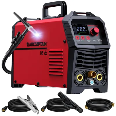 Produktbild von Schweißmaschine, digitale Steuerung, 200A Ausgang, 220V-240V EU-Stecker