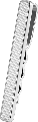Produktbild von Karisma Hochwertige Herren Edelstahl 316L Krawattennadel mit Karbon/Krawattenklammer/Tie Clip Farbwahl KTC202 - Karbon-schwarz