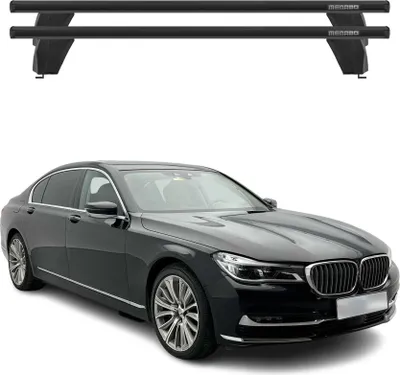 Produktbild von OMAC  Menabo Dachträger Grundträger für BMW 7er G11 2015-2023 Alu Schwarz