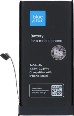 Immagine prodotto di BATTERIA adatta per Iphone 13 mini 2406 mAh Blue Star HQ