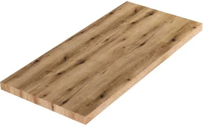 Produktbild von 100 cm Ablage in Holzoptik Eiche für Aufsatzwaschbecken