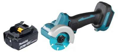 Image de Makita DMC 300 M1 Meuleuse d'angle sans fil 18 V 76 mm Brushless + 1x batterie 4,0 Ah - sans chargeur