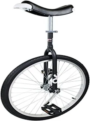 Productafbeelding van Eenwieler - Single wheel - Beginners leren - Aluminium snelsluiting - 61 cm wiel - Zwart