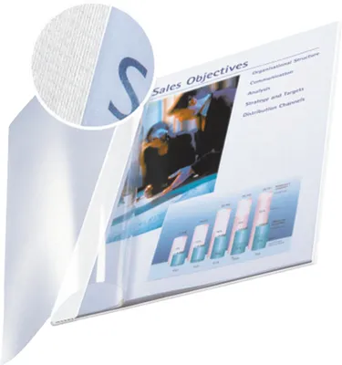Zdjęcie produktu dla Leitz Soft Covers, A4, Biały, 105 ark., 1,05 cm, 10 szt.