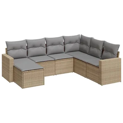 Zdjęcie produktu dla VidaXL 3251636, Jasny Szary, Rotang, Stal, 110 kg, Dorośli i dzieci, 550 mm, 550 mm