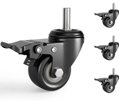 Obrázok produktu pre Posuvný mechanizmus 50 mm M10, 4-dielny, ťažký, s brzdou, pre interiér aj exteriér, tichý