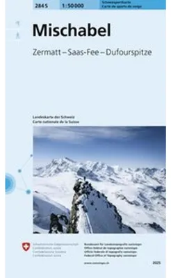 Produktbild von 284S Mischabel Schneesportkarte