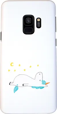 Produktbild von Mr. & Mrs. Panda Samsung Galaxy S9 Handyhülle Einhorn Sternenhimmel - Weiß - Geschenk, Sterne, Cover, Smartphone Hülle, Einhörner, Verrückt, Handy Schutzhülle, Unicorn