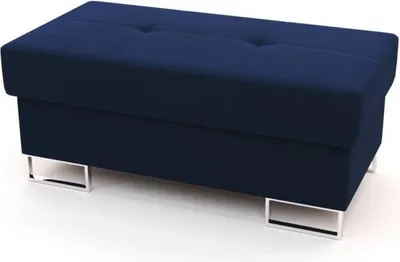 Immagine prodotto di Pouf con spazio di archiviazione WILFRED - blu 1