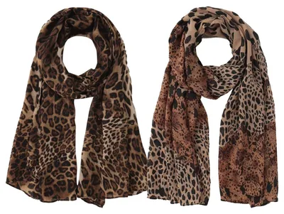 Obrázok produktu pre Šál dámsky, leopardí vzor, 160 x 70 cm