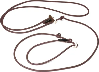Produktbild von Mystique® Biothane Hunting Profi lautlos Umhängeleine 280cm Moxon 6mm braun Moxon mit Zugbegrenzung