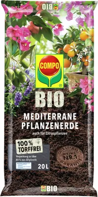 Produktbild von COMPO Mediterrane Pflanzenerde 20 l torffrei
