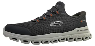 Imagen del producto de Skechers Glide: Zapatillas deportivas para hombre, ideales para entrenamiento, tipo slip-on, color gris, para uso casual
