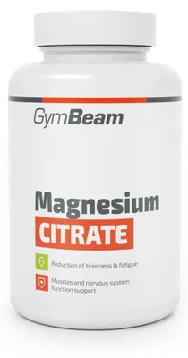 Zdjęcie produktu dla Kapsuki cytrynianu magnezu GymBeam 120 kapsuek