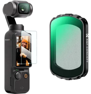 Zdjęcie produktu dla Filtr magnetyczny Black Mist 1/2 dla DJI Osmo Pocket 3, wykonany z aluminium