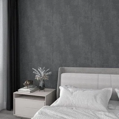 Produktbild von Unyqoos® Selbstklebende Wandfolie in grauer Betonoptik 60x300 cm – matte Dekorfolie für Wände, Möbel und Fensterbänke