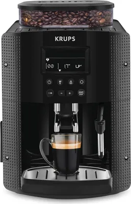 Obrázok produktu pre Krups YY8135FD, Espresso kávovar, 1,6 L, Kávové zrná, Vstavaný mlynček, 1450 W, Čierna