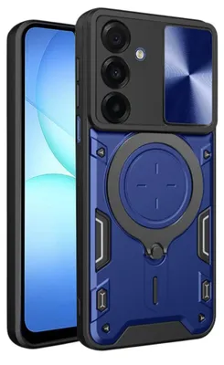 Zdjęcie produktu dla Techsuit etui z przesuwaną Samsung Galaxy A17 5G A17 4G - niebieskie