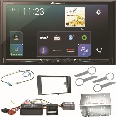 Produktbild von Pioneer SPH-DA230DAB Bluetooth Carplay Android Auto Einbauset für Audi A3 8P 8PA