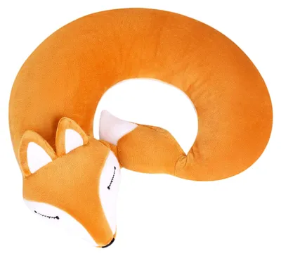 Produktbild von Nackenkissen Fuchsform Nackenstützkissen aus Memoryfoam Reisekissen
