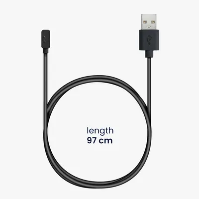 Produktbild von kwmobile USB Kabel Charger kompatibel mit Xiaomi Redmi Watch 2 Lite / Mi Band 8 Ladekabel - Smart Watch Ersatzkabel - Fitnesstracker Aufladekabel in