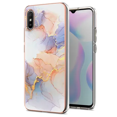 Immagine prodotto di Custodia per Xiaomi Redmi 9A, custodia in silicone TPU antiurto a fantasia Bianco