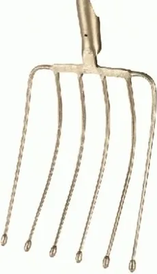 Image de Fourchette à betteraves rouges, 6 aiguilles 370x330mm IDEAL
