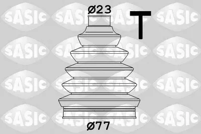 Produktbild von SASIC Faltenbalgsatz Antriebswelle Radseitig für OPEL ZAFIRA B (A05) 1900008