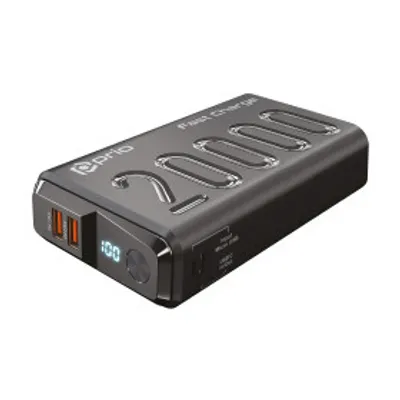 Produktbild von prio Schnelllade (22.5W SCP / 20W PD / QC3.0 ) Powerbank 20.000mAh schwarz