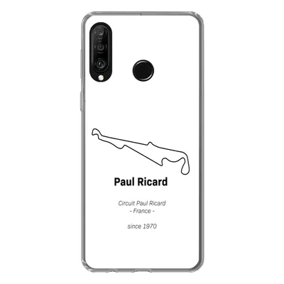 Produktbild von MuchoWow® Handyhülle Schutzhülle Hülle für Huawei P30 Lite Formel 1 - Frankreich - Rennstrecke Silikon Softcase Handy Hülle - Handyhülle
