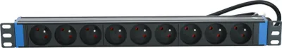 Image de Bâti de prises DSIT 10", 4x avec broche de terre (DS10-4PDU-PE)