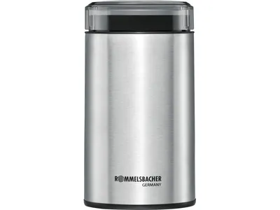 Obrázek produktu pro Rommelsbacher EKM 100, Čepelový mlýnek, 70 g, Černá, Nerezová ocel, Nerezová ocel, 200 W, 230 V