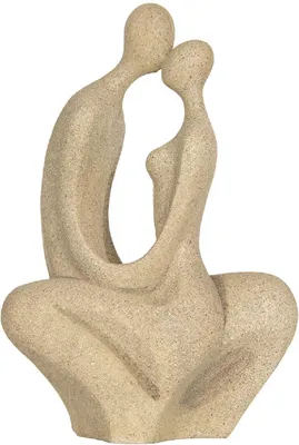 Image de Clayre & Eef Couple assis beige 16x8x25 cm