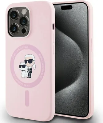 Immagine prodotto di Custodia Karl Lagerfeld Silicone Karl&Choupette Magsafe Do Iphone 14 Pro Różowy