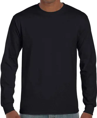 Produktbild von Gildan - "Ultra" T-Shirt für Herren/Damen Uni Langärmlig RW9626 (S) (Schwarz)