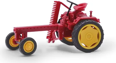 Produktbild von Busch 210005300 - 1/87 / H0 Traktor RS09 mit Mähbalken und Zwillingsbereifung