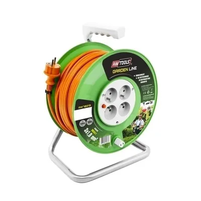 Obrázok produktu pre Awtools predlžovací kábel záhradného vedenia 25m 3x1mm 10a / 2300w