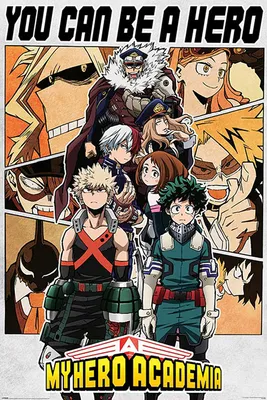Produktbild von My Hero Academia Poster Set Be a Hero 61 x 91 cm (5)