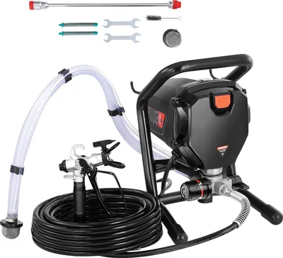 Obrázek produktu pro SucceBuy 750 W bezvzduchový stříkací přístroj, 3000 PSI vysoce účinný elektrický stříkací přístroj, ruční pro vnitřní/venkovní nábytek a oplocení, jemný a rovnoměrný finiš