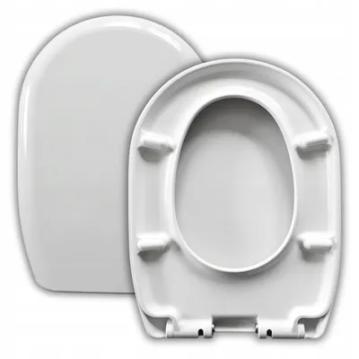 Produktbild von WC-Sitz für Koło Ego by Antonio Citterio K10113000, Duroplast Weiß, Soft-Close, abnehmbar, 46 x 36 cm