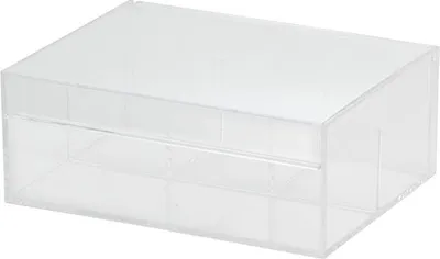 Produktbild von APS 11563 Teebox/ Multibox, Kunststoff (MS), 3 Fächer + Universalfach, aufklappbarer Deckel