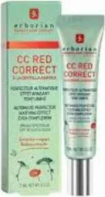 A product shot of Erborian CC Red Correct Automatic Perfector SPF25 and its packaging.